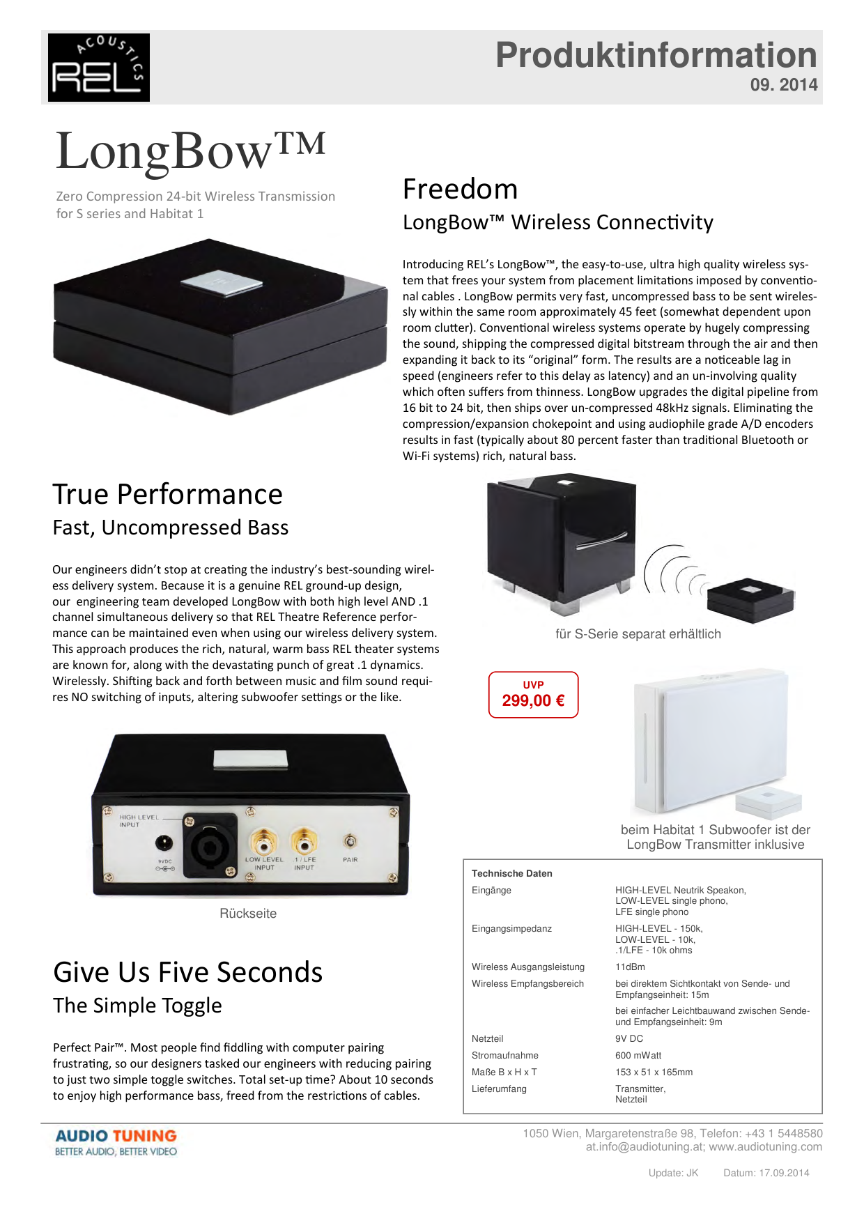 rel longbow wireless transmitter