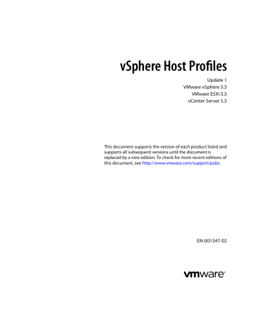 vsphere client 5.5 documentation