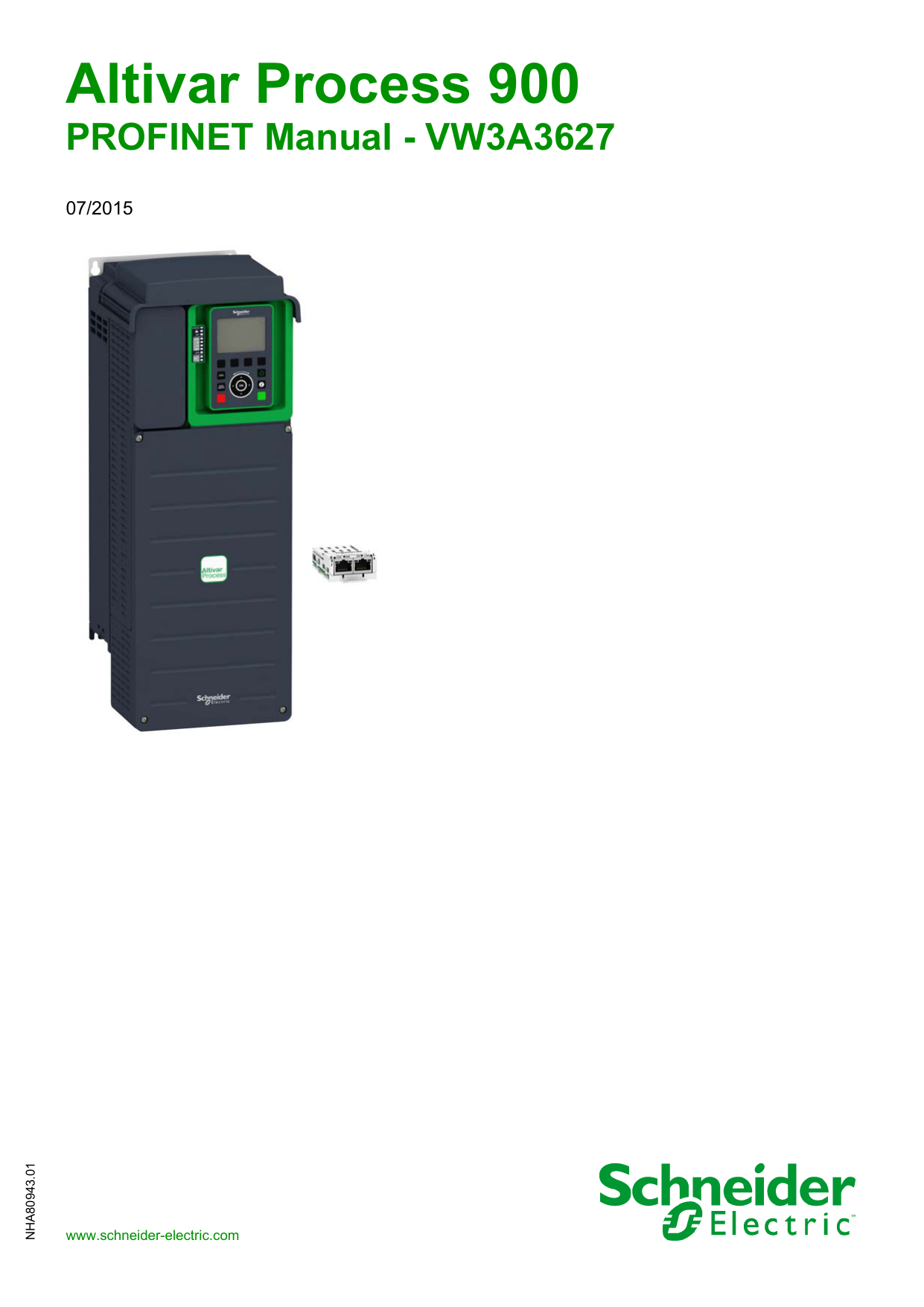 Коммуникационная карта profinet vw3a3627