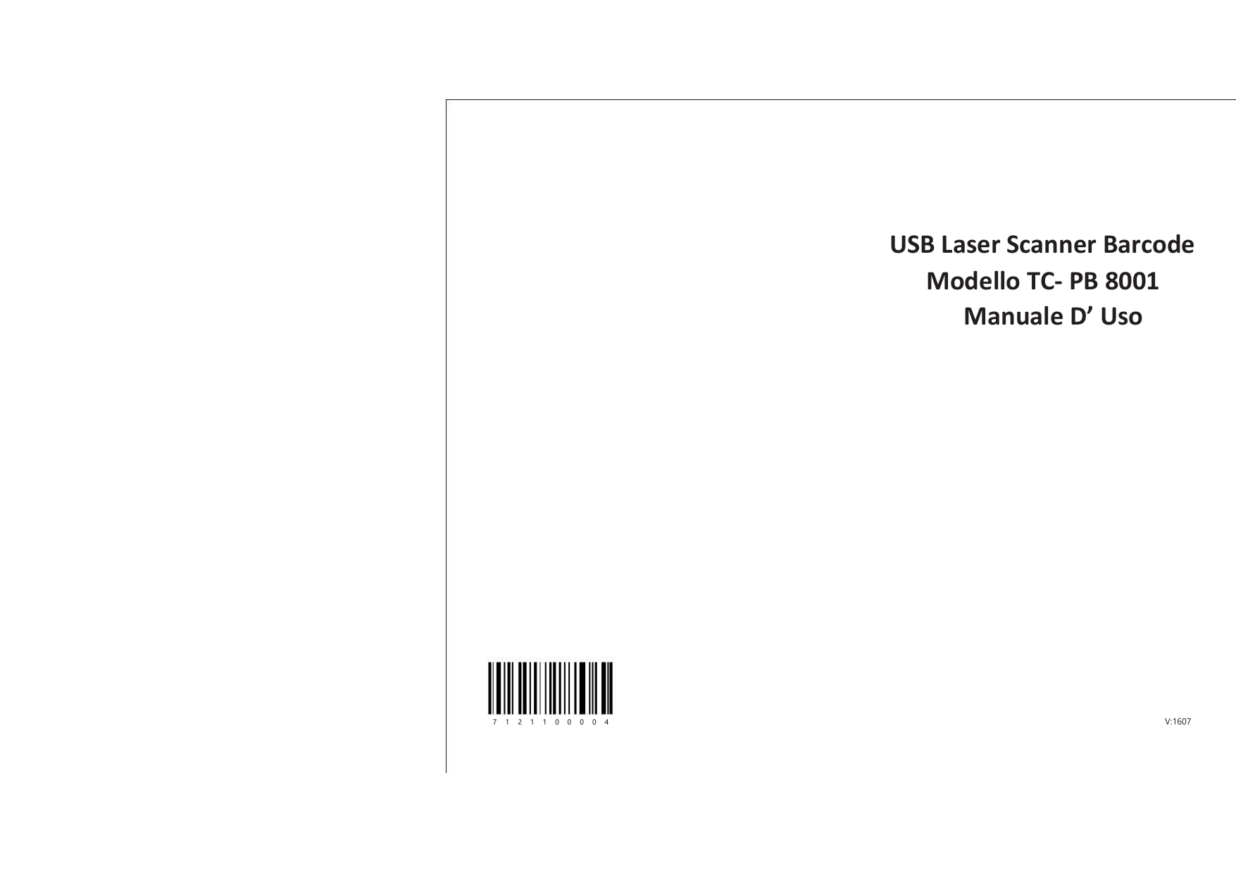 Manuale Lettore Barcode Laser 1d Tecno Tc Manualzzcom