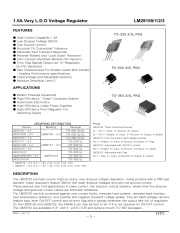 1.2 V to 5.5 V in LDO Voltage Regulator 310 mV drop, 3.3 V/600 mA out Fixed 1.2 V to 5.5 V in LDO Voltage Regulator 310 mV drop, 3.3 V/600 mA out Fixed