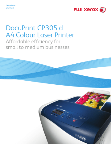 DocuPrint CP305 d_Hi res | Manualzz