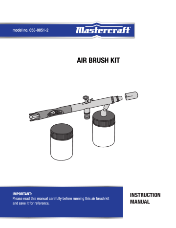 MasterCraft 058-0051-2 Instruction manual