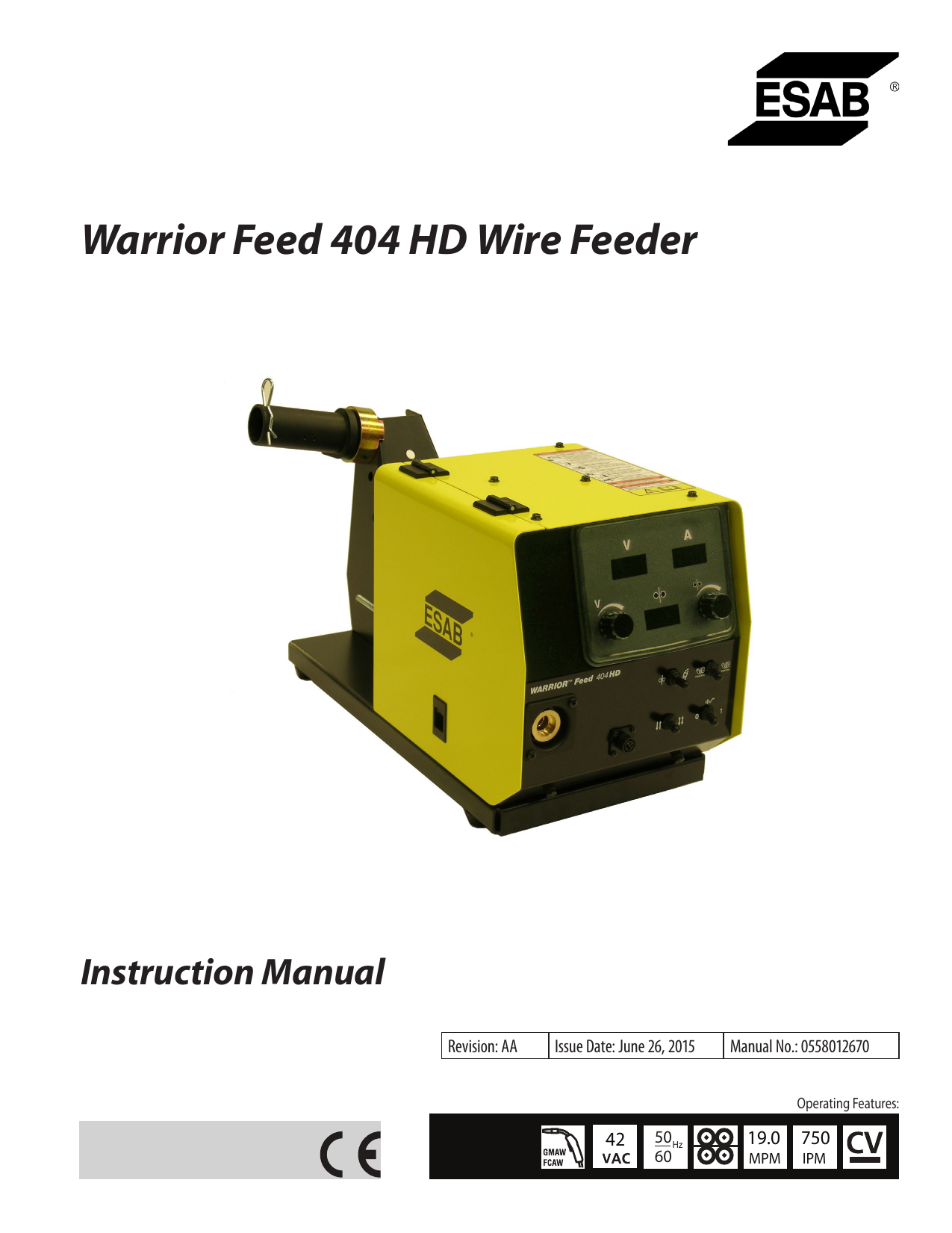 Warrior Feed 404 Hd Wire Feeder Manualzz