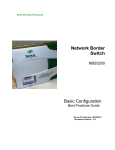 Network Border Switch NBS5200 Best Practices Guide