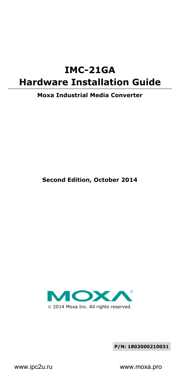 IMC21GA Hardware Installation Guide Manualzz
