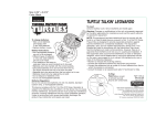 TEENAGE MUTANT NINJA TURTLES TURTLE TALKIN' LEONARDO Instructions