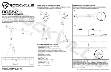 Rockville RCS52 Owner's manual | Manualzz