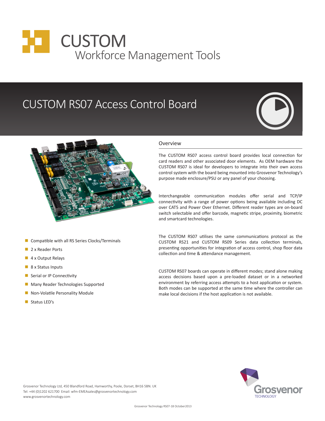 Custom Grosvenor Technology Manualzz