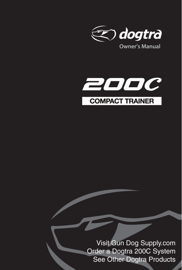 Dogtra 200C Owner`s Manual - | Manualzz