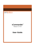 vCommander 5.2.5 GA User Guide