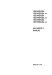 AUSA Dumper 108/120/150 DH/DG/DA Operator's Manual