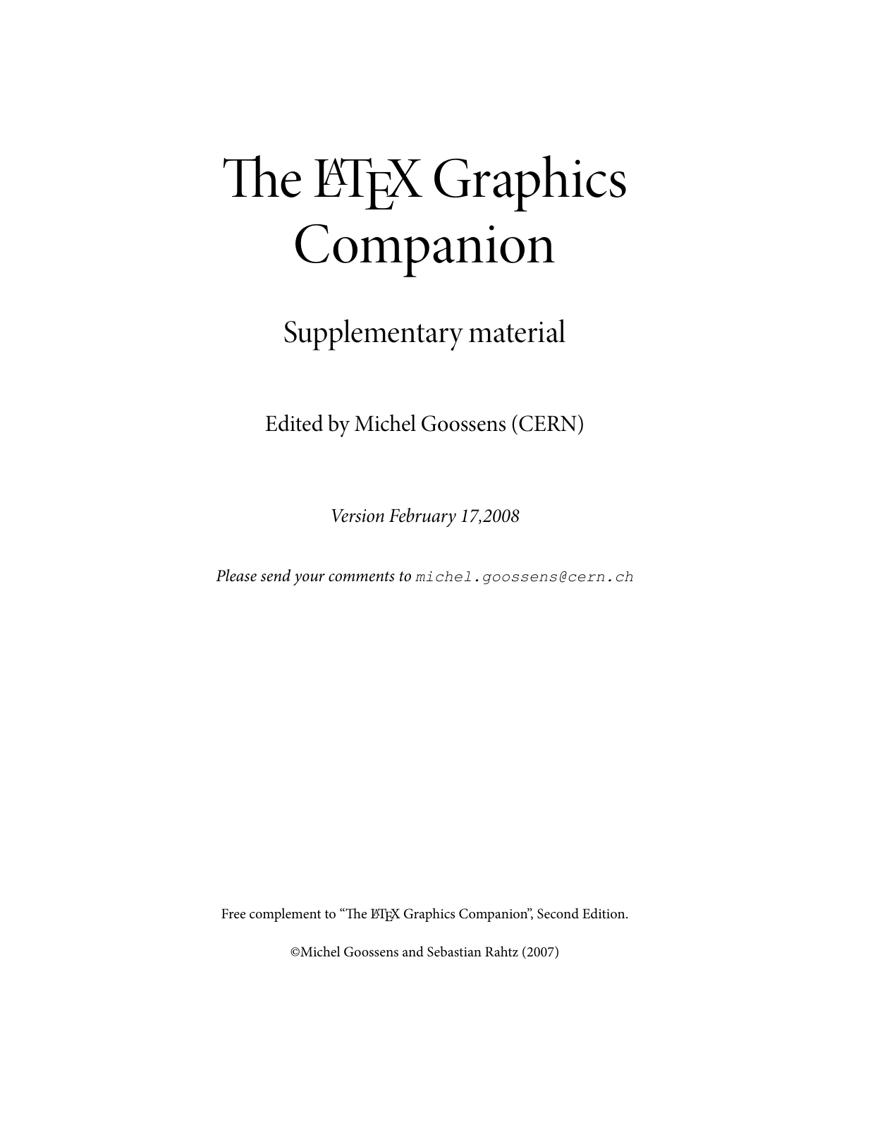 eLATEXGraphics Companion | Manualzz