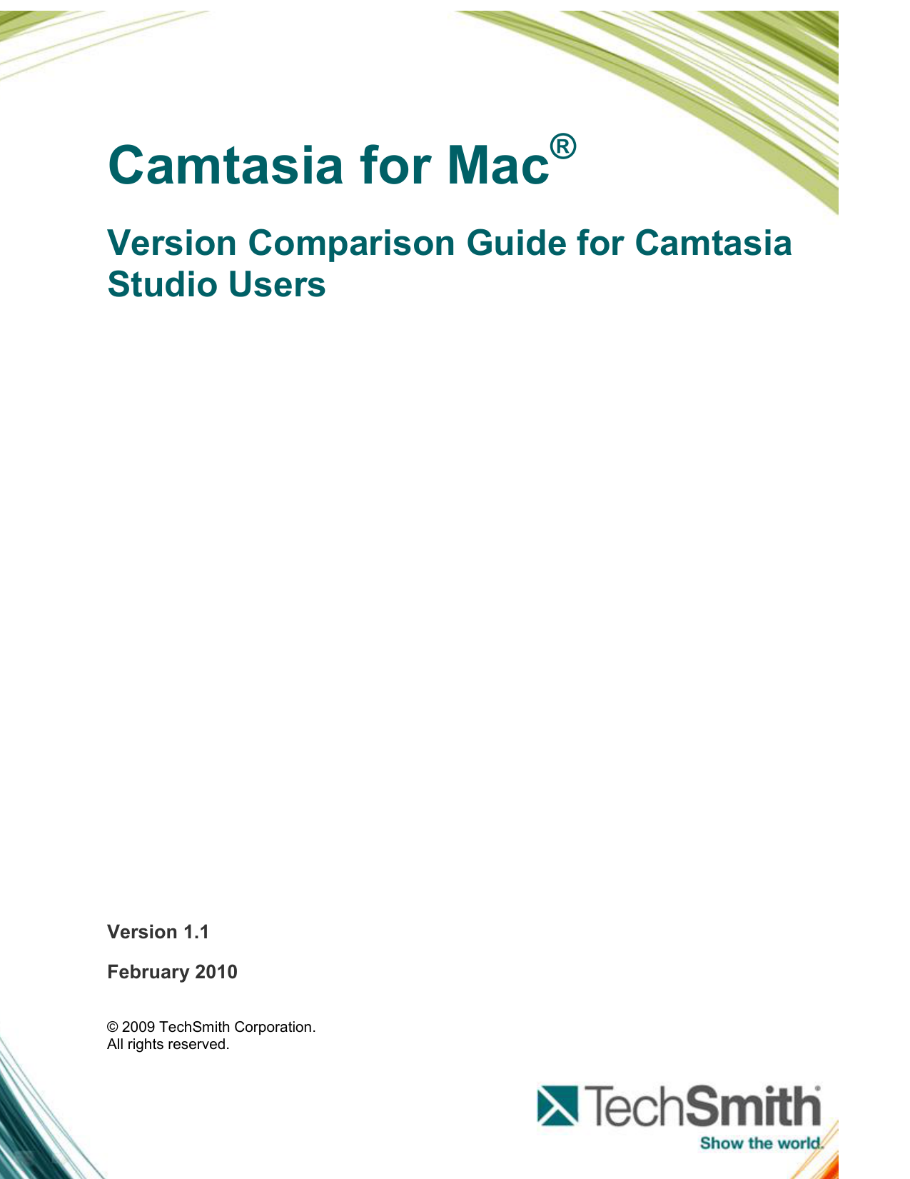 camtasia studio for mac