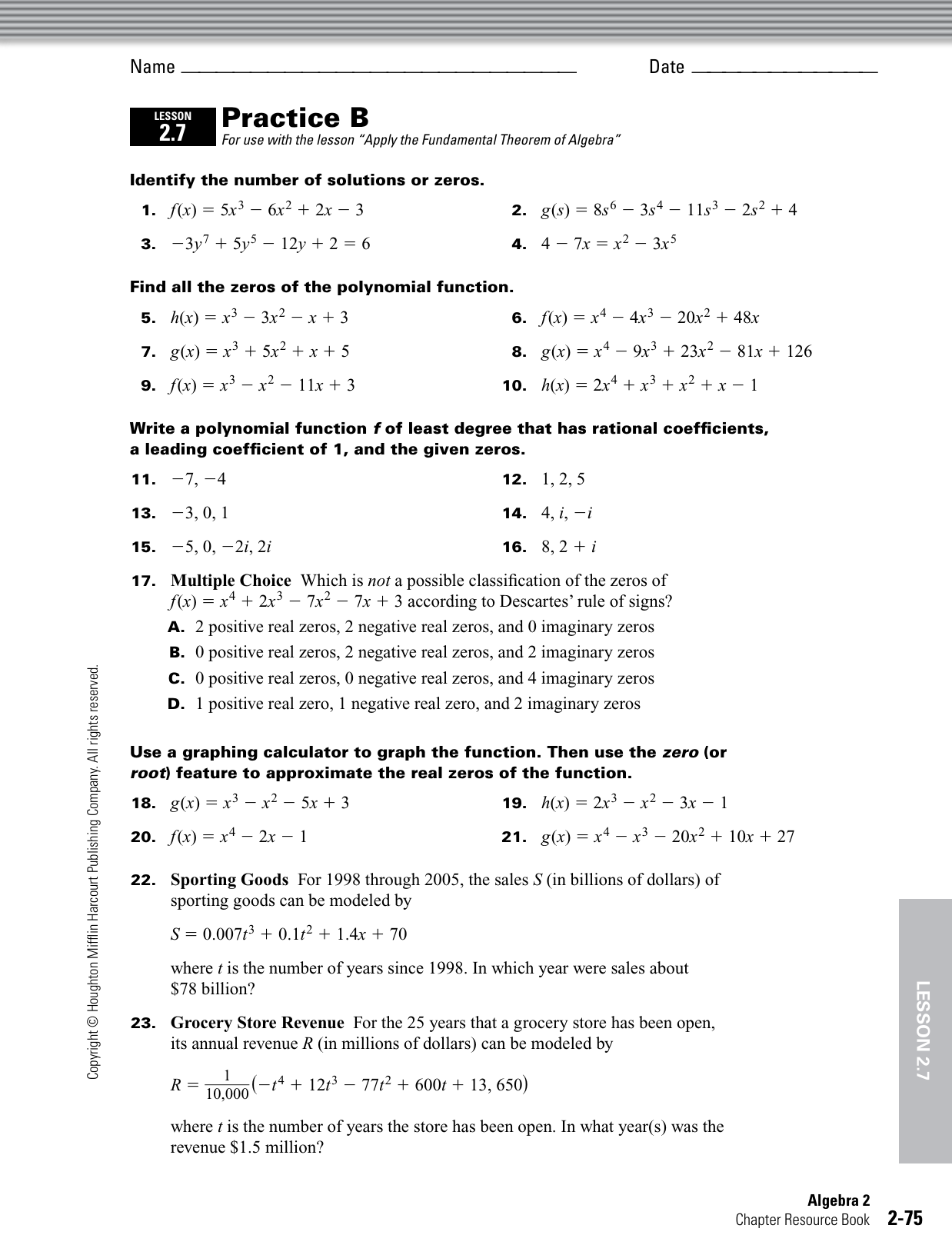 71 Best Seller Algebra 2 Chapter 3 Resource Book Lesson 31 Practice B for Learn
