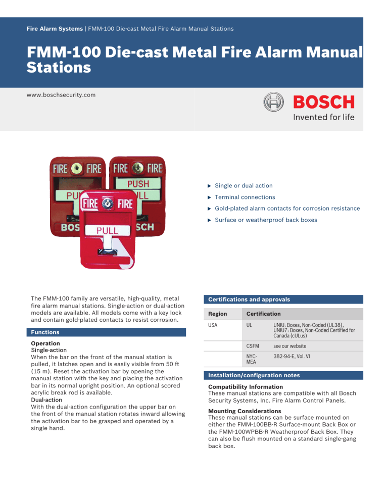 Fmm 100 Die Cast Metal Fire Alarm Manual Stations Manualzz Fmm 100 Die Cast Metal Fire Alarm Manual Stations Manualzz