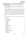 Magneplanar .7 Instruction Manual