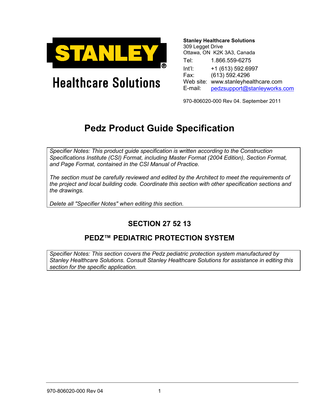 Pedz Product Guide Specification Manualzz