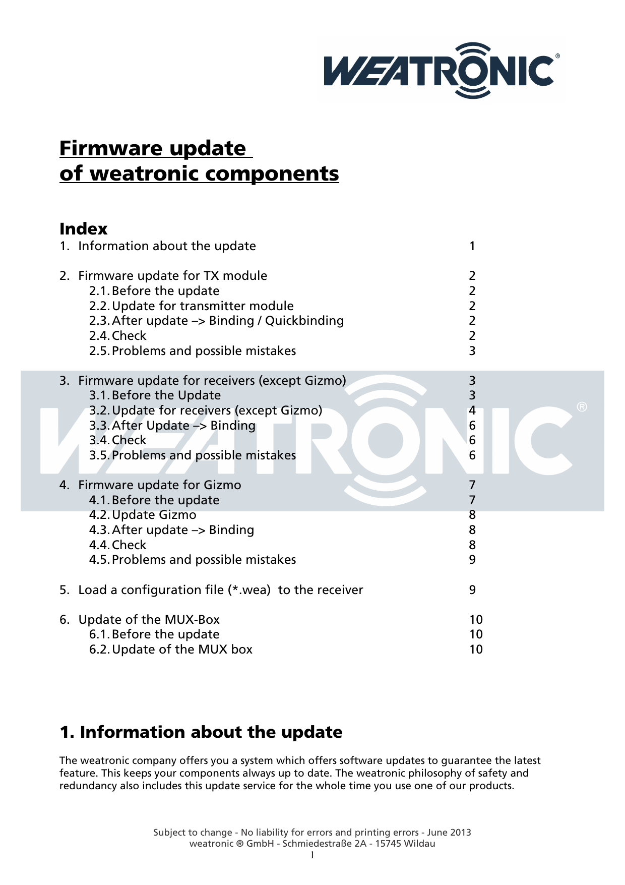 Weatronic port devices driver device