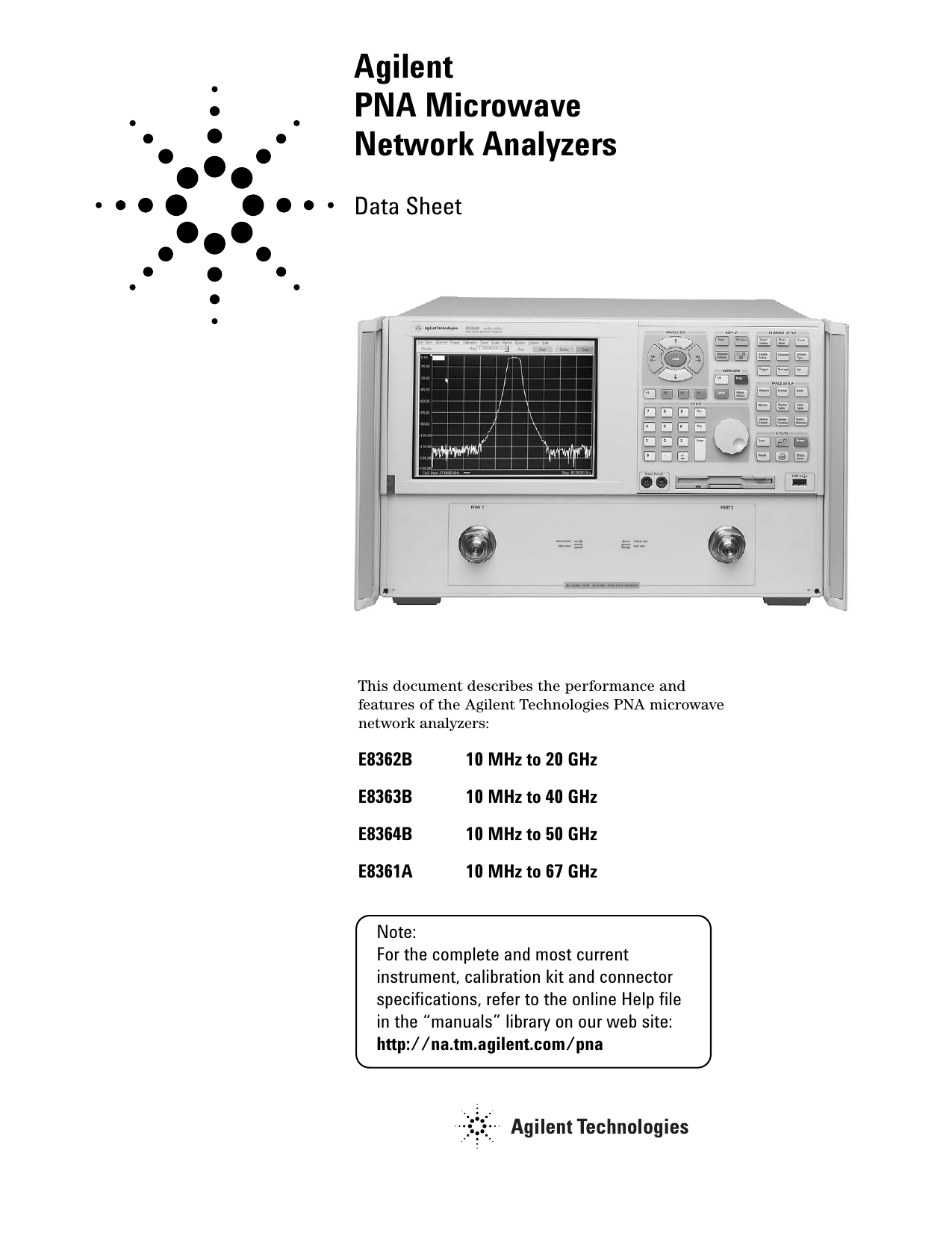 datasheet for Keysight E8364B Manualzz
