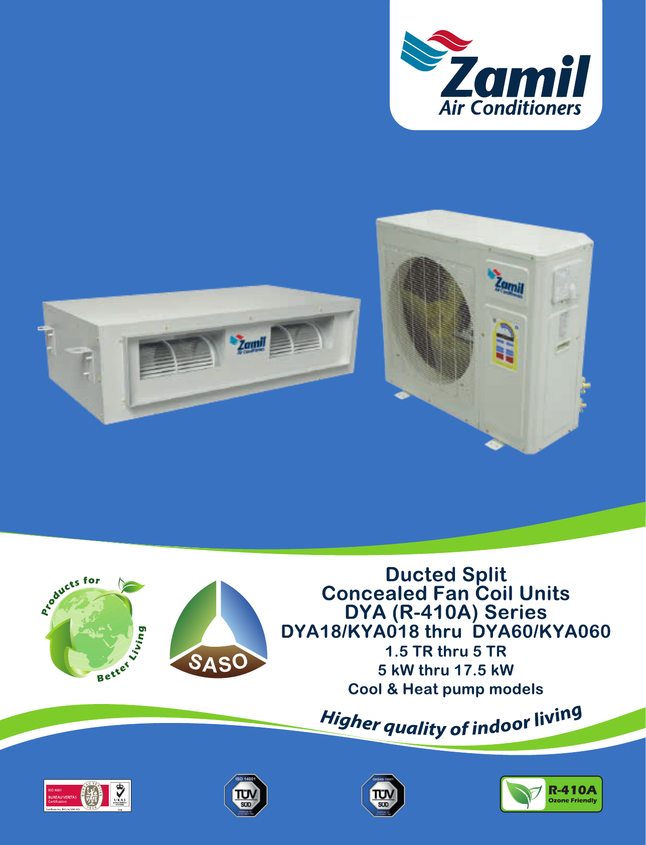 Outdoor Unit Features Zamil Air Conditioners Manualzz