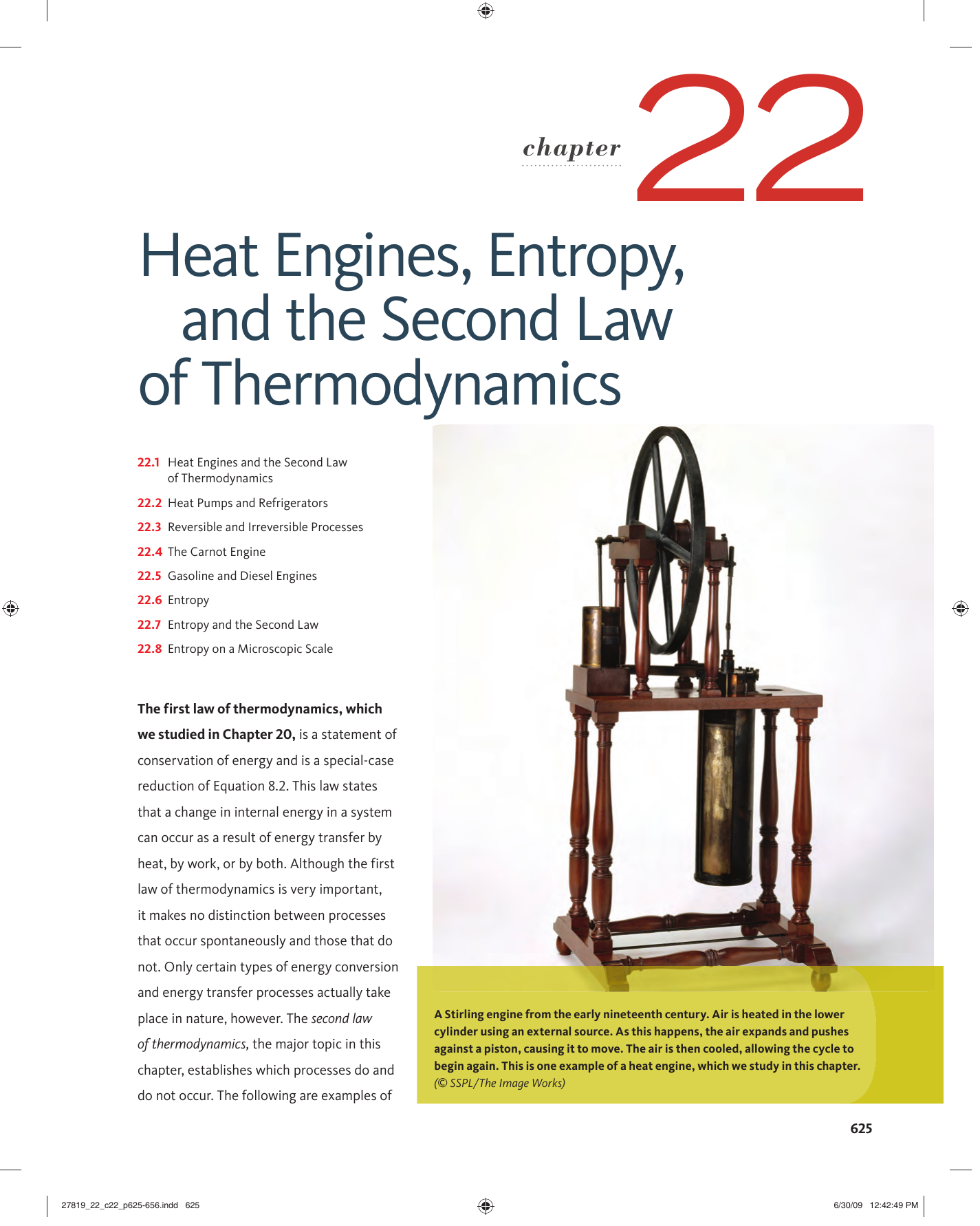 Heat Engines Entropy And The Second Law Of Thermodynamics