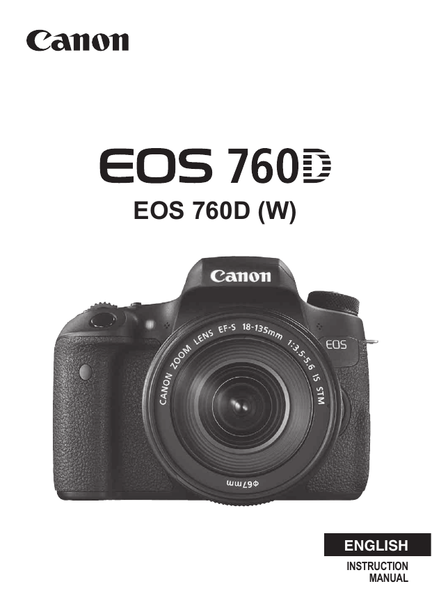 Canon Eos 760d User Manual Manualzz