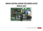Q60AR Control Board Installation Manual