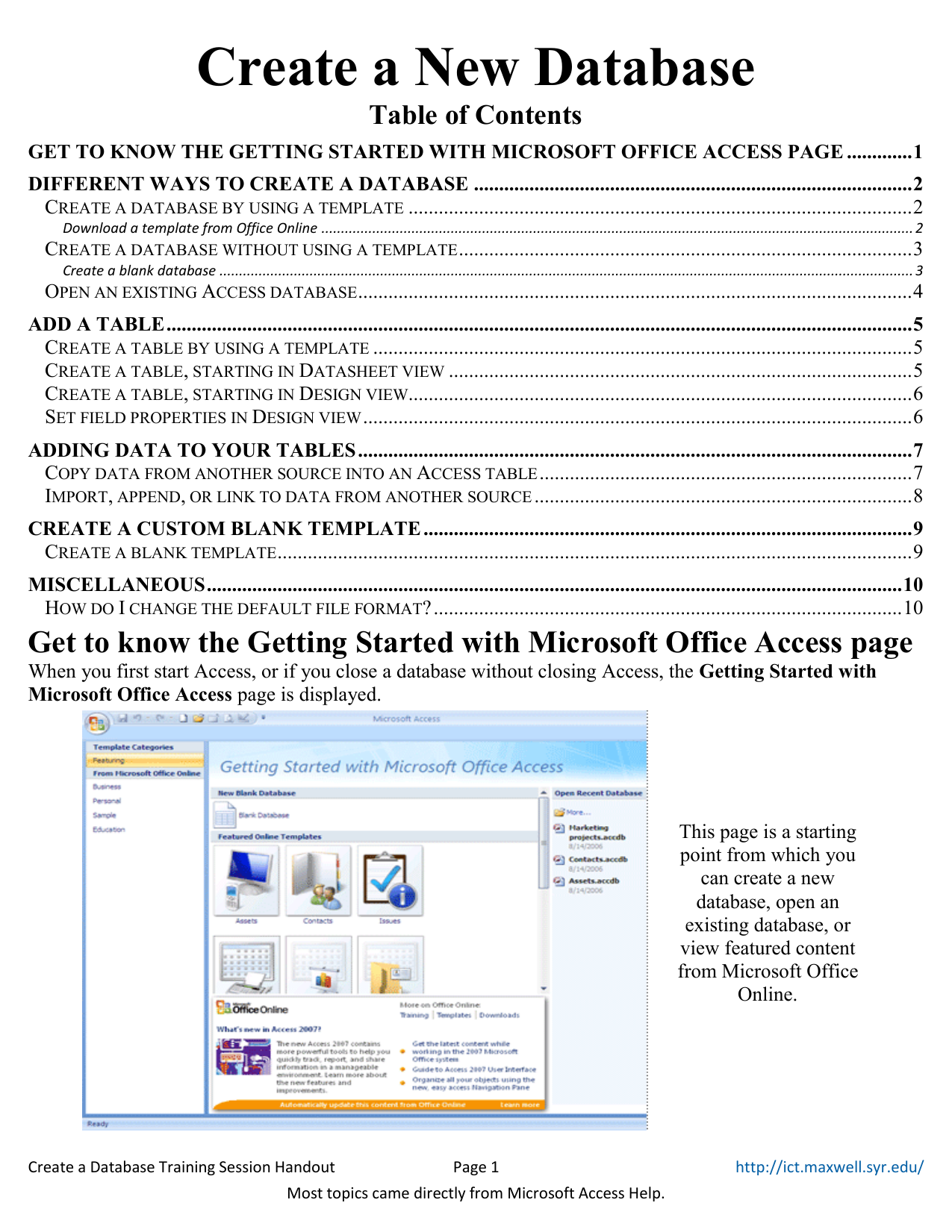 microsoft access database templates