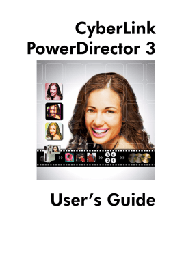 powerdirector user guide
