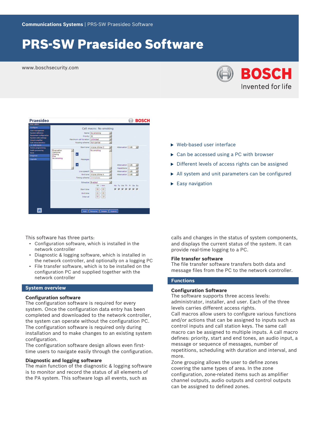 bosch praesideo software download