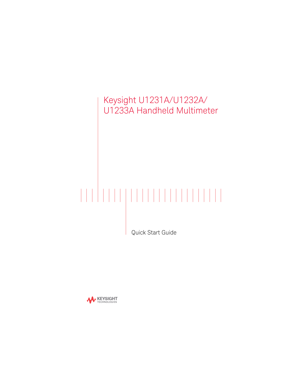 Keysight U1231a U1232a U1233a Handheld Manualzz