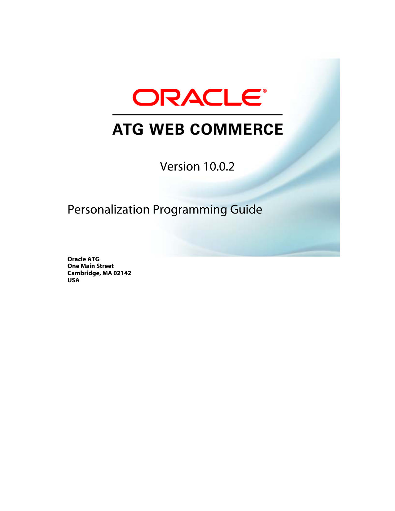 ATG PERSONALIZATION PROGRAMMING GUIDE PDF