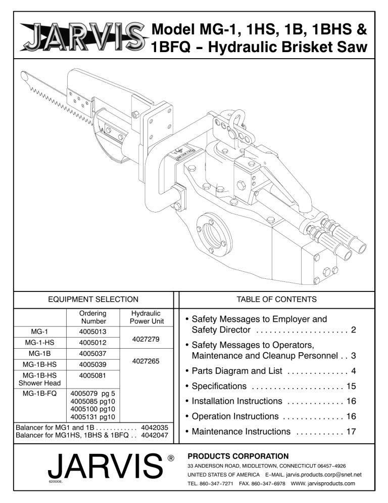Jarvis Canada Manualzz