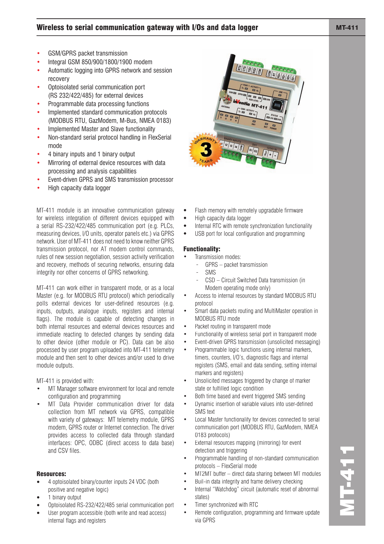 Mt 411 Inventia Manualzz