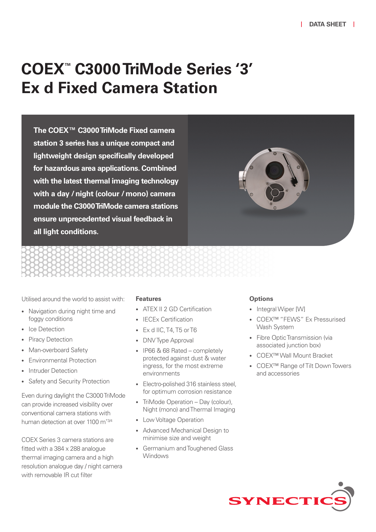 Coextm C3000 Trimode Series 3 Ex D Fixed Camera Manualzz