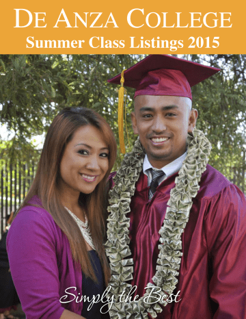 De Anza College: Schedule Of Classes | * E S