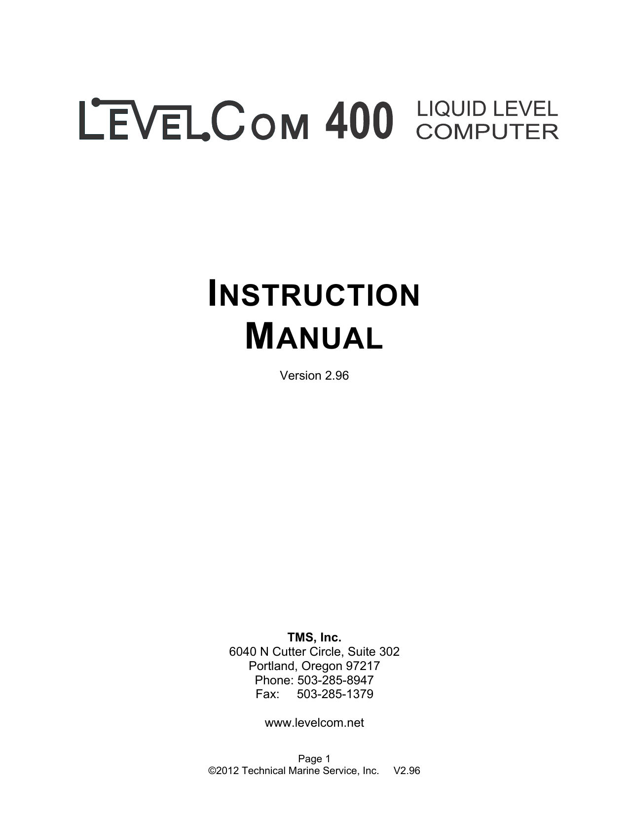 LC-400 Manual | Manualzz