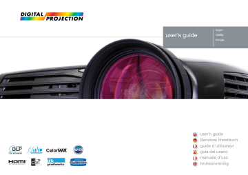 Digital Projection iVision 30 WUXGA W-XL Projector User Manual | Manualzz