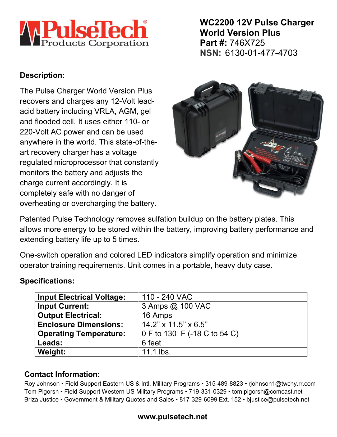 12v battery pulse charger manual