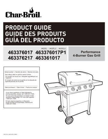 Char Broil 463376217 Owners manual Manualzz