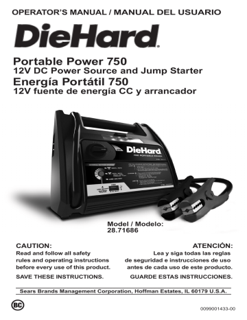 diehard portable power 750