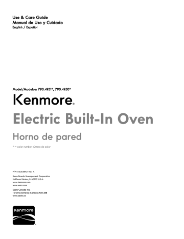 Kenmore 49517 Use & care guide | Manualzz