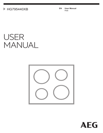 Aeg HG795440XB User Manual | Manualzz
