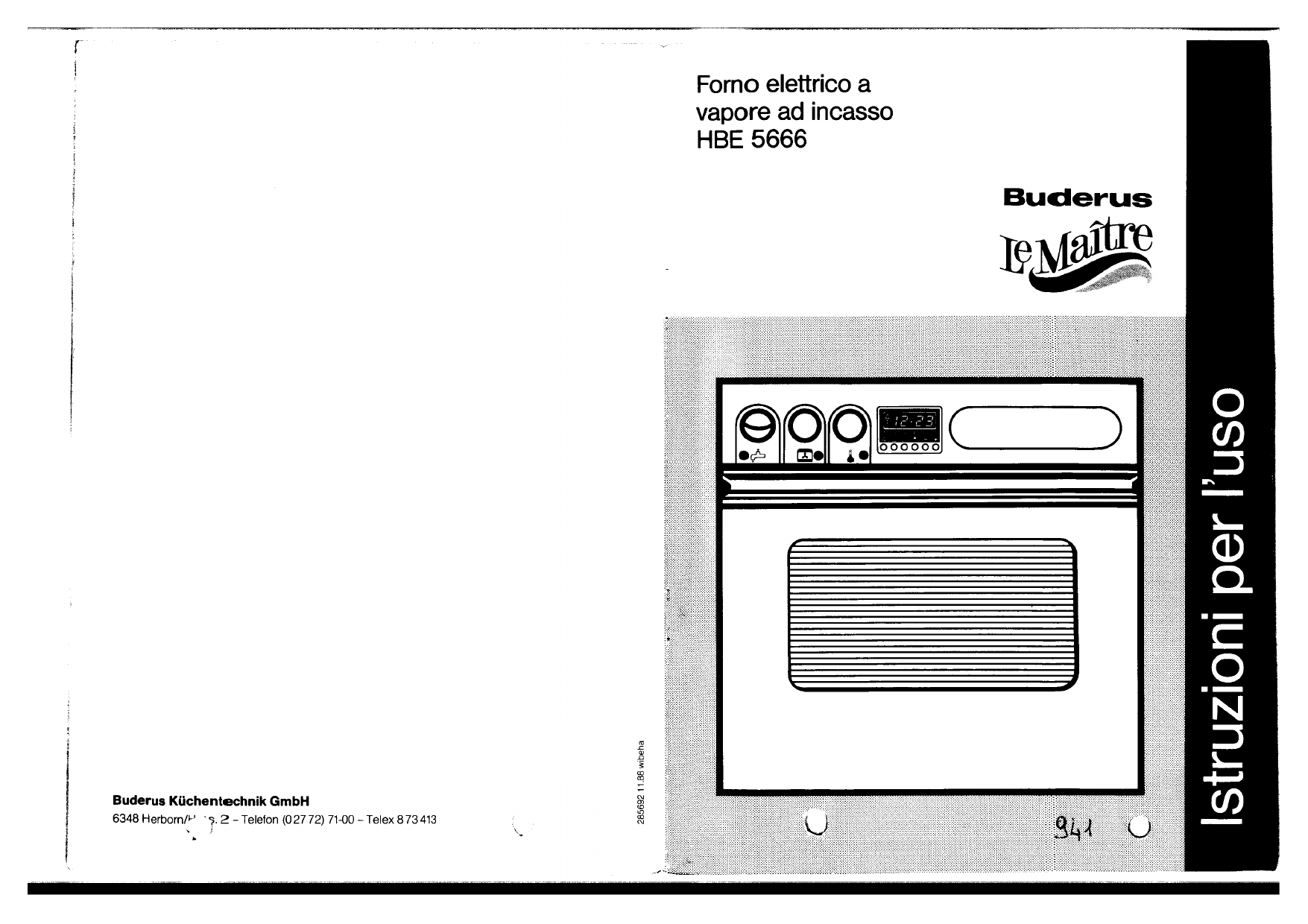 Juno HBE5666.1BR Manuale utente | Manualzz