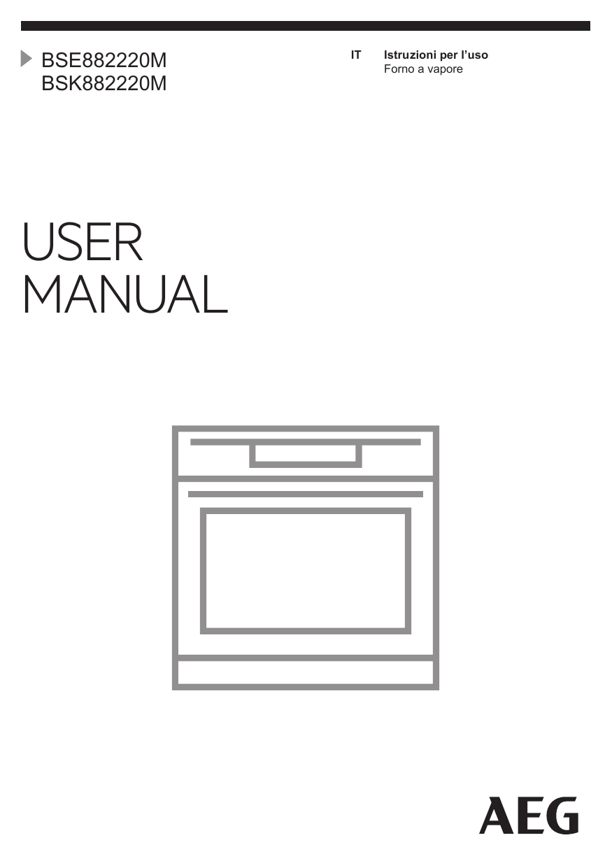 Aeg BSE882220M Manuale utente | Manualzz