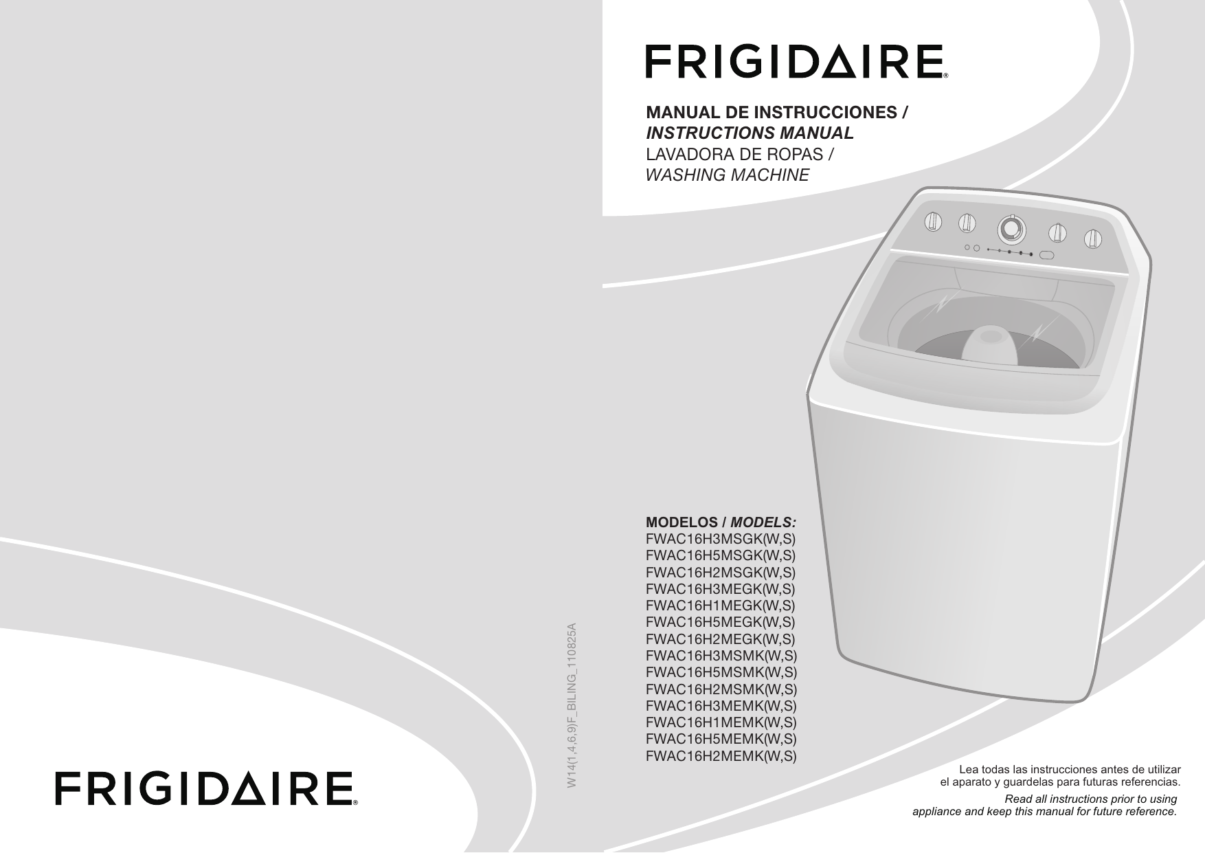 Frigidaire FWAC16H3MSGKS User manual Manualzz