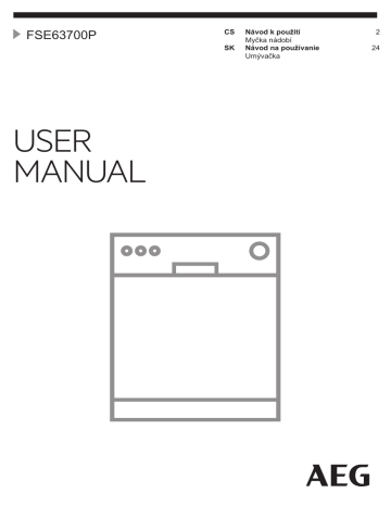 Aeg FSE63700P Uživatelský manuál | Manualzz