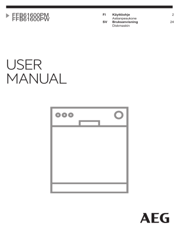 Aeg FFB61600PW Ohjekirja | Manualzz