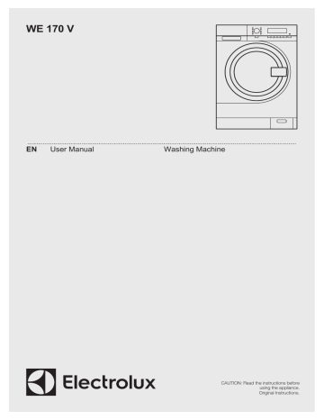 Electrolux WE170V User Manual | Manualzz